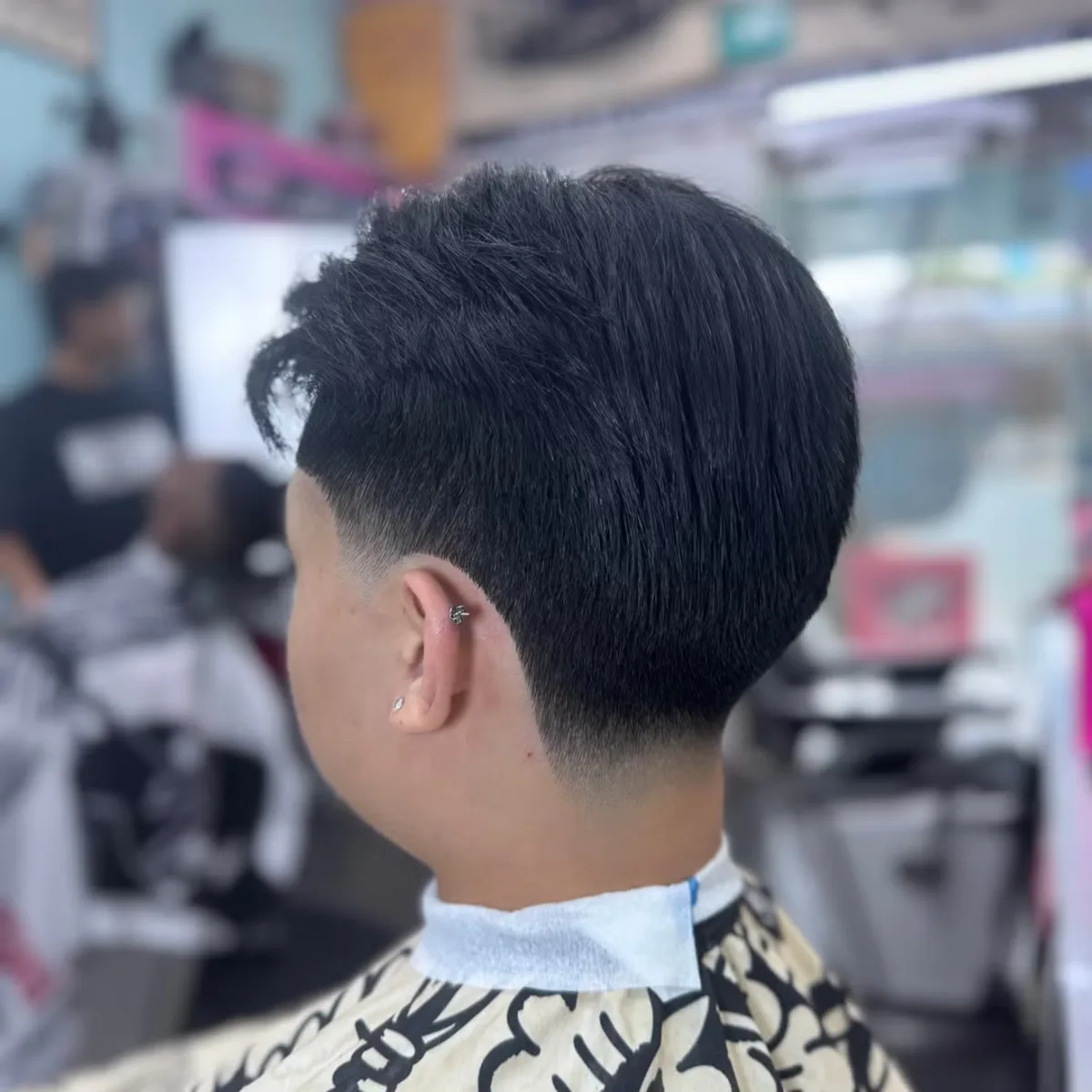 Sharp line-up framing a fresh fade